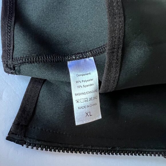 Nebility Womens Black Body Shaper with Adjustable Straps & Front Zipper Size XL - Picture 4 of 8